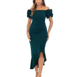 🔥NWT XSCAPE Petite Off-the-Shoulder - perfect for fall/winter  Size 14P